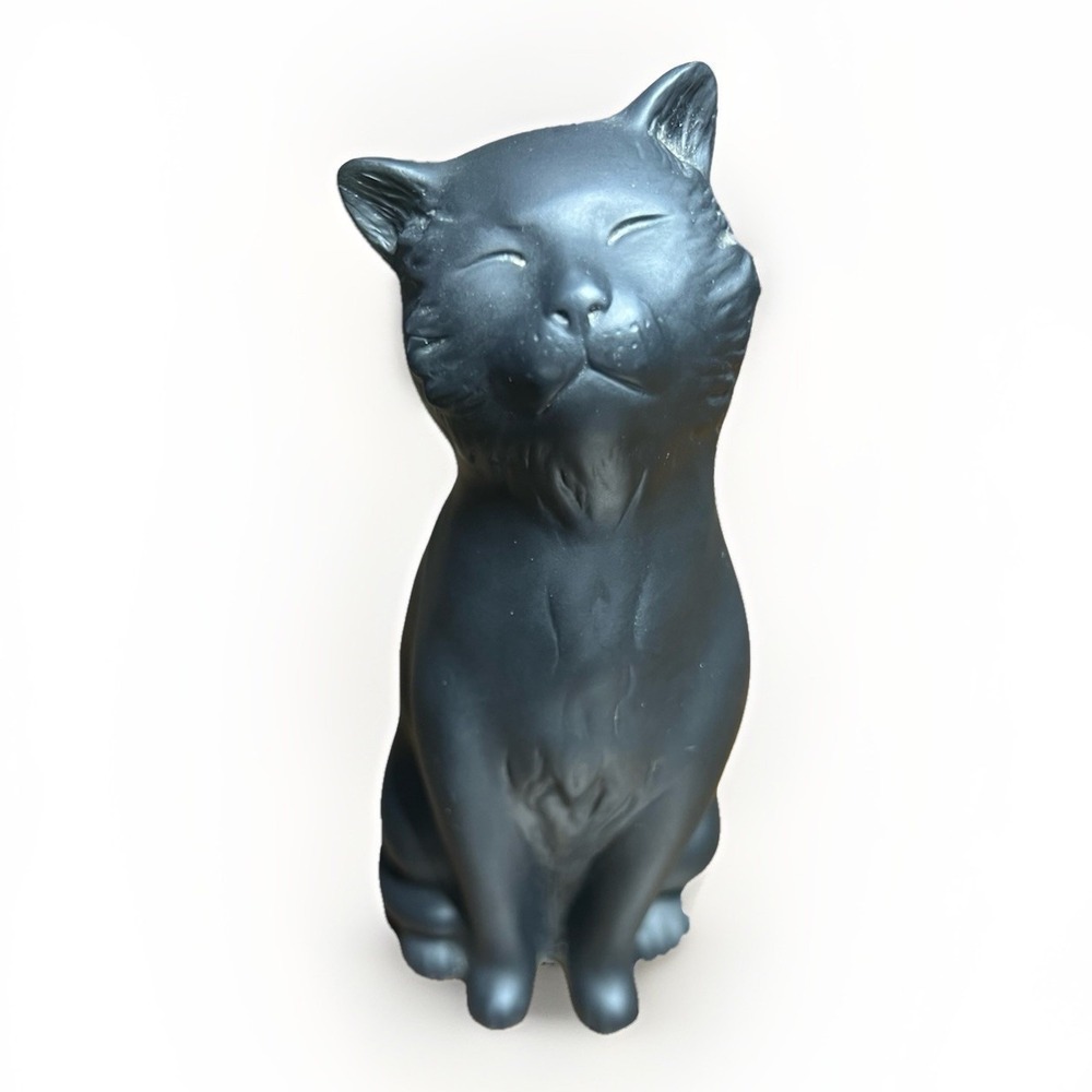 Black Cat 6.25" Sculpture Bookend Figurine Statue Sculpture Halloween‎ Decor